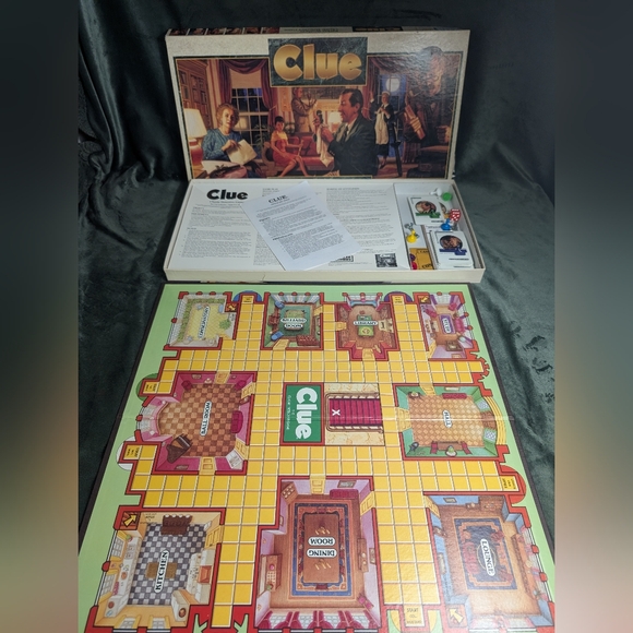 VINTAGE Clue COMPLETE Parker Brothers 1992 Classic Board Game No00045 - Picture 1 of 13
